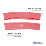 Womens Workout Headband - Sports Fitness Exercise Sweatband - Coral