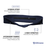 Womens Workout Headband - Sports Fitness Exercise Sweatband - Navy